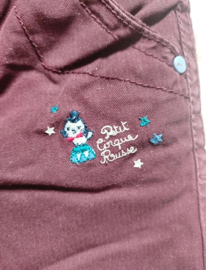 Pantalon bordeaux - photo numéro 3