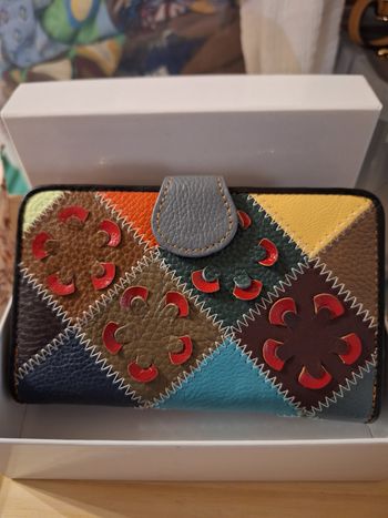 Portefeuille vera pelle cuir 