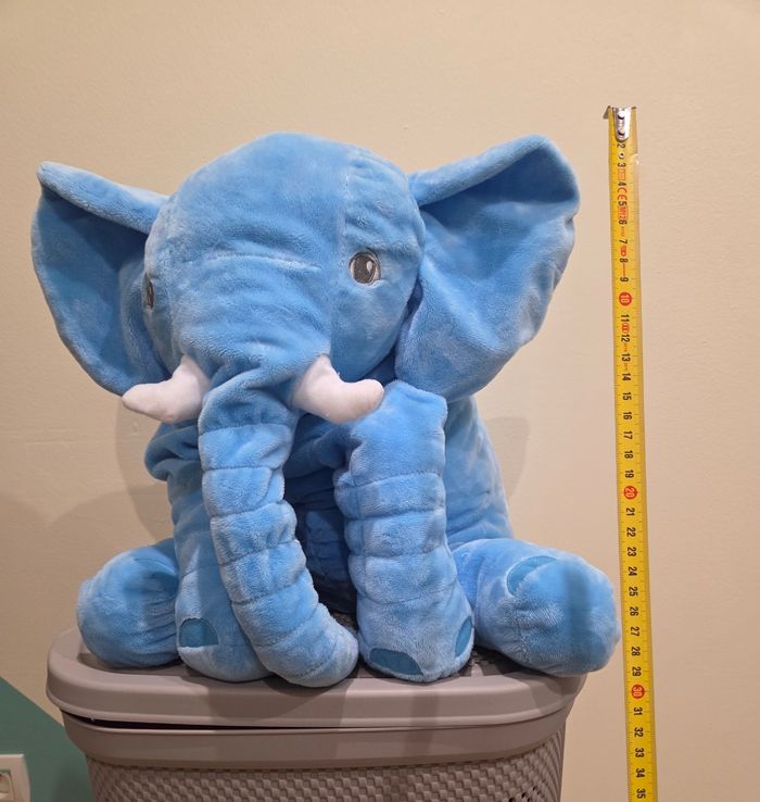 Grosse peluche éléphant - photo numéro 3