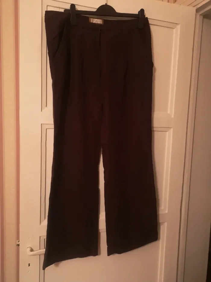 Pantalon femme marron taille 42