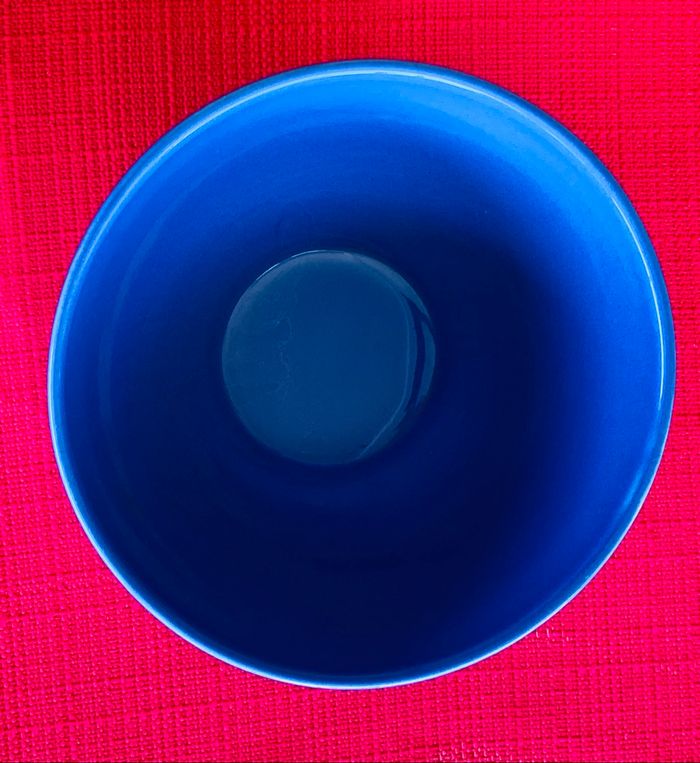 1 Bol bleu en céramique avec prénom gravé à choisir - photo numéro 2