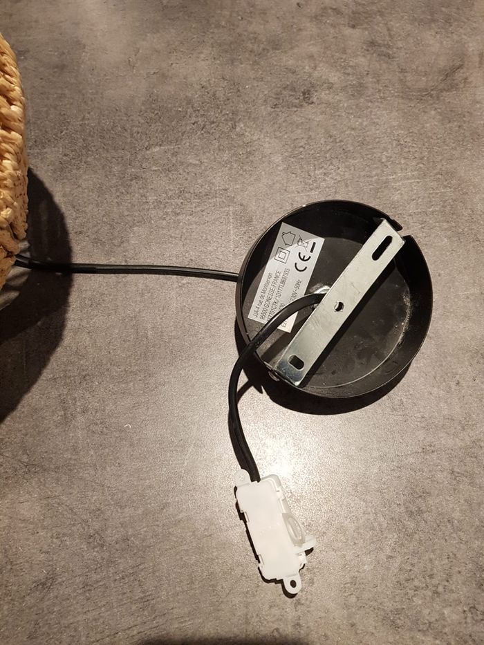 Lustre style rotin - photo numéro 3