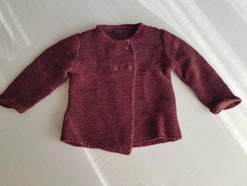 Gilet fille 12 mois