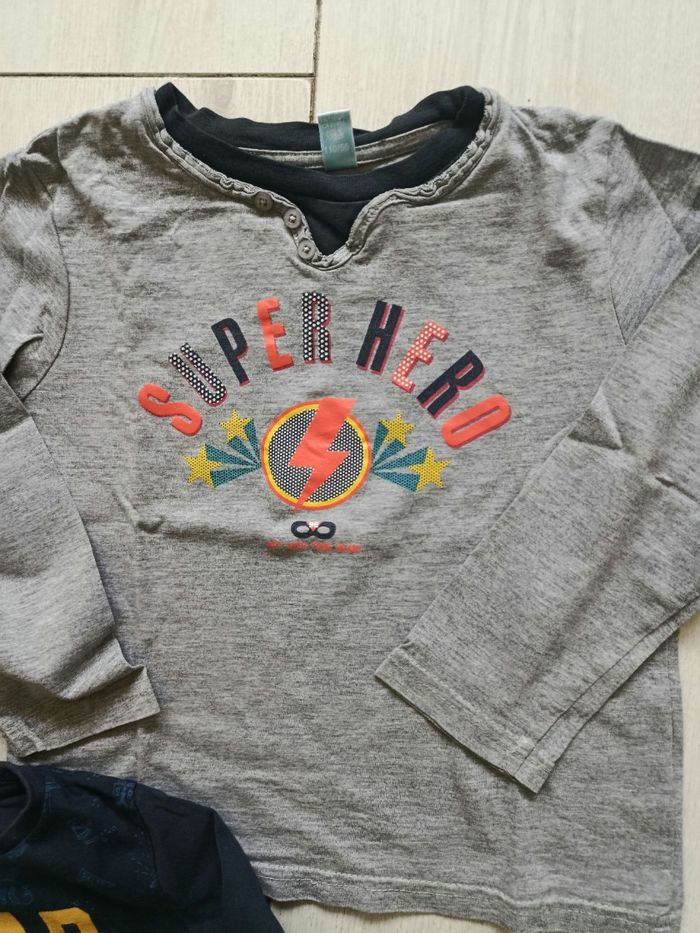 Lot 3 haut de pyjama 5 ans - photo numéro 3