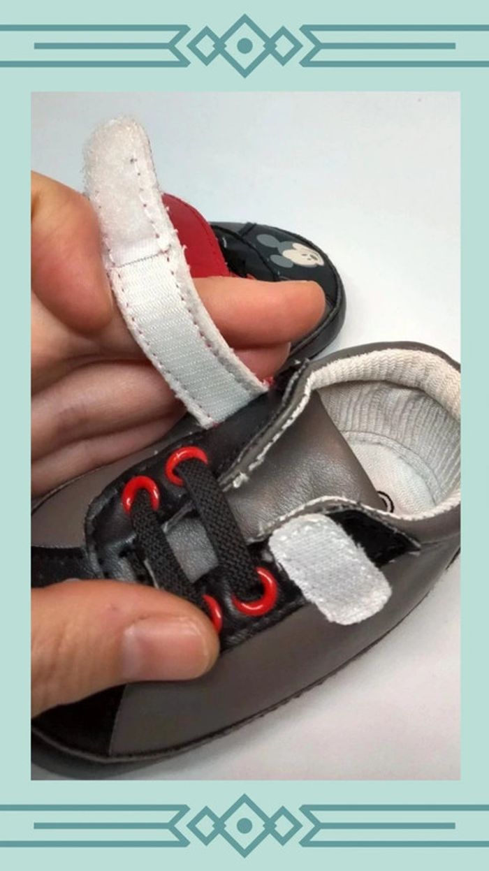 🍄 Chaussures bébé taille 15-16 Mickey - photo numéro 5