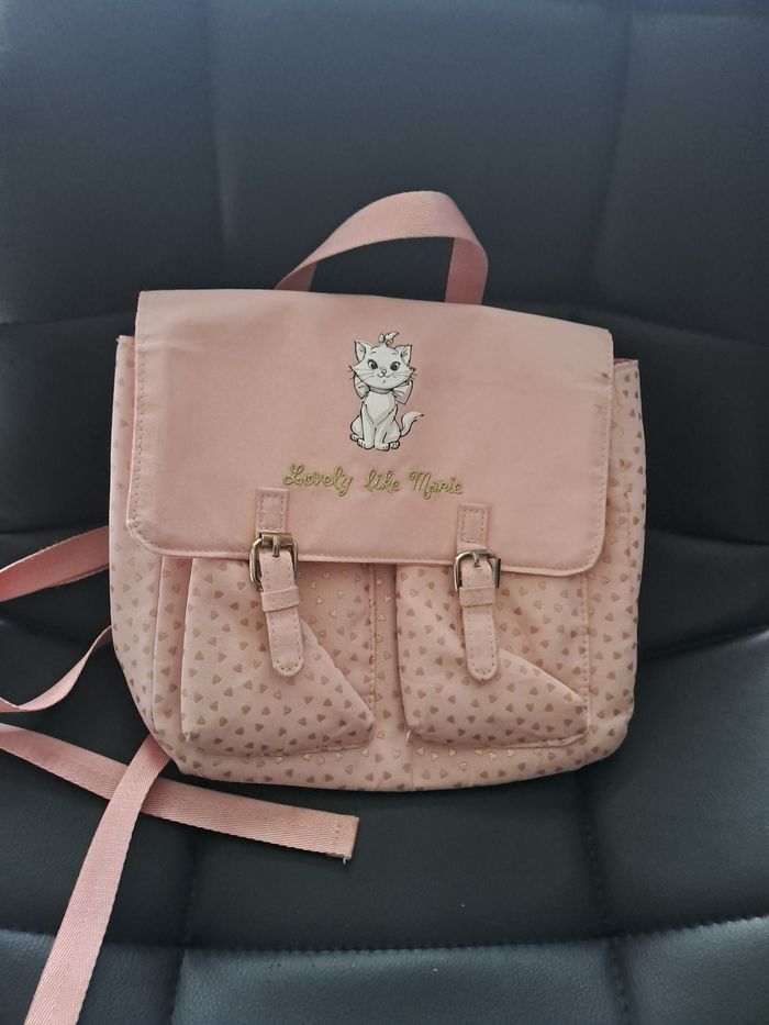 Cartable rose Marie des Aristochats