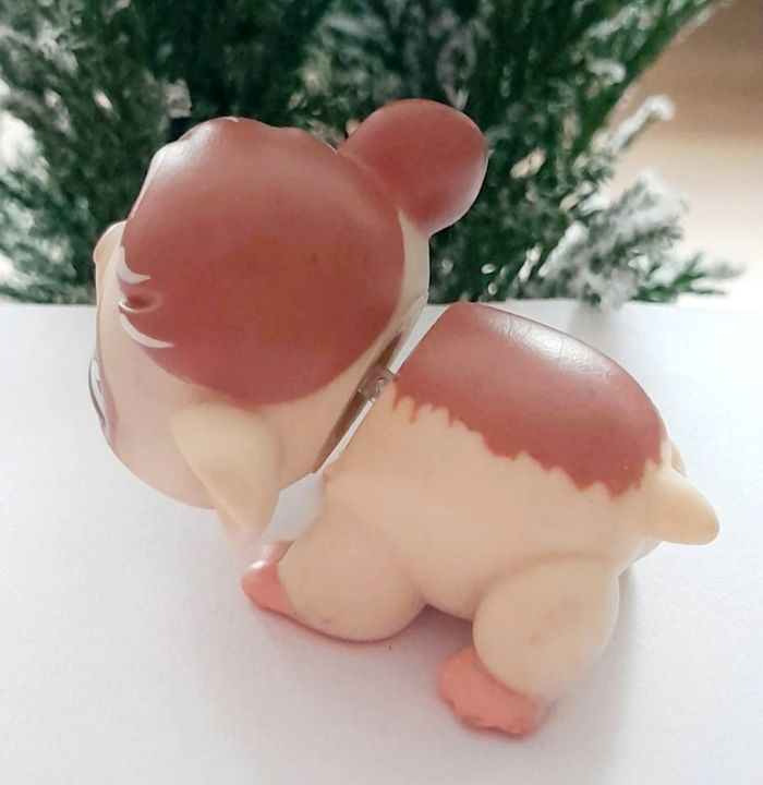 Figurine Littlest Pet Shop Cochon d'Inde marron et beige - photo numéro 2