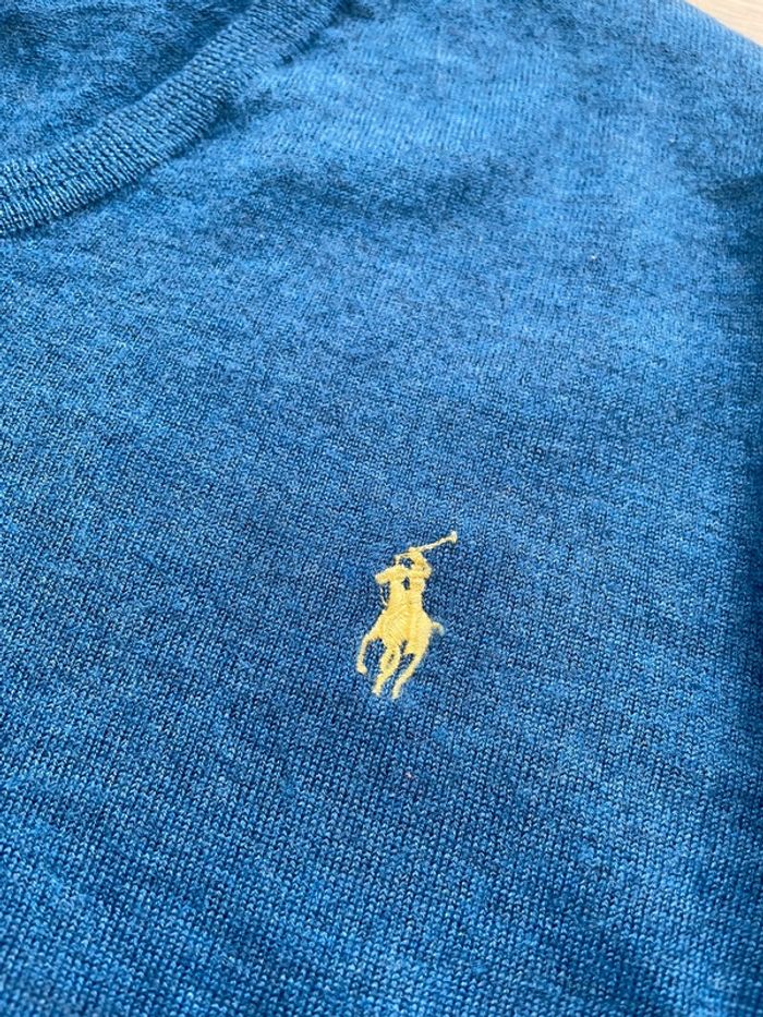 Pull polo Ralph Lauren bleu - photo numéro 2