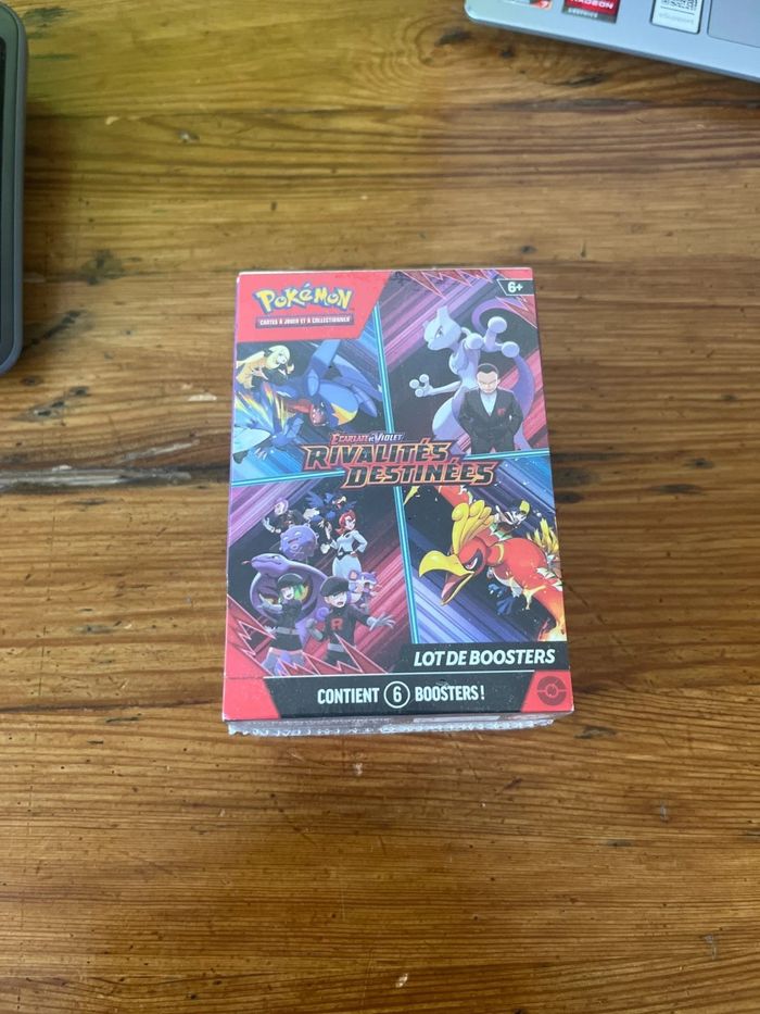 Bundle Pokémon EV10 Rivalités Destinées - 6 Boosters - NEUF SCELLÉ FR