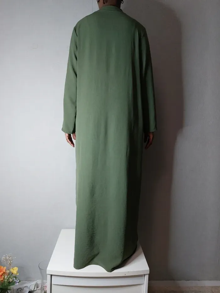 Boubou marocain vert et doré - photo numéro 4
