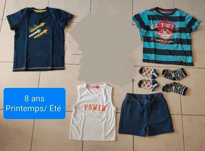 Lot vêtements 8 ans Printemps-été