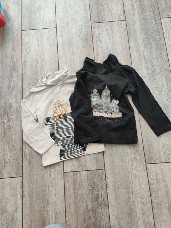 Lot 2 cols roulés 24m Kiabi