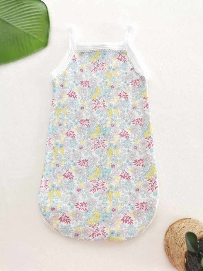 Body fleuri sans manches Petit Bateau 6 Mois - photo numéro 4