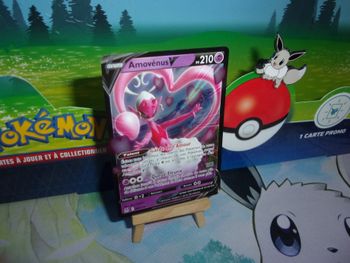 Carte Pokémon Amovénus 082/196 V Ultra rare origine perdue EB11 FR