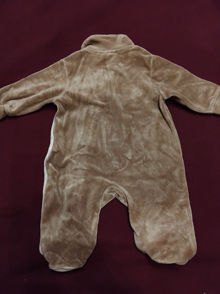 Pyjama 1 mois velours bébé - photo numéro 3