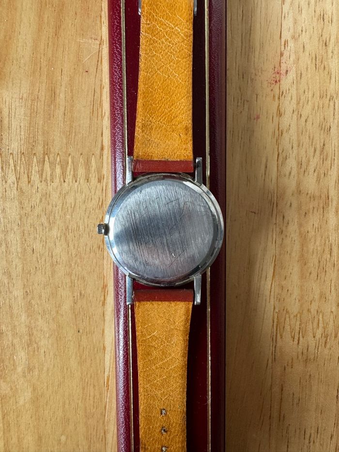 Montre Michel Herbelin vintage – Cadran chiffres romains – Bracelet LIP cuir – Élégance française - photo numéro 5