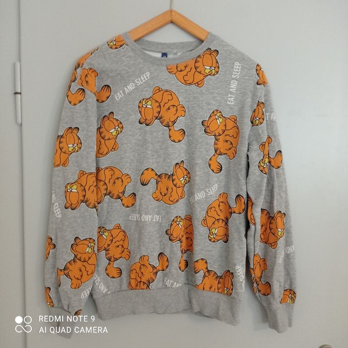 Sweat gris Garfield t36/38