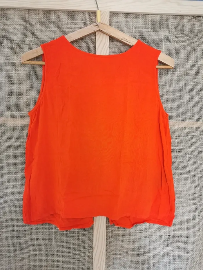 Débardeur orange/rouge