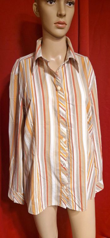 Chemise rayures femme taille 46