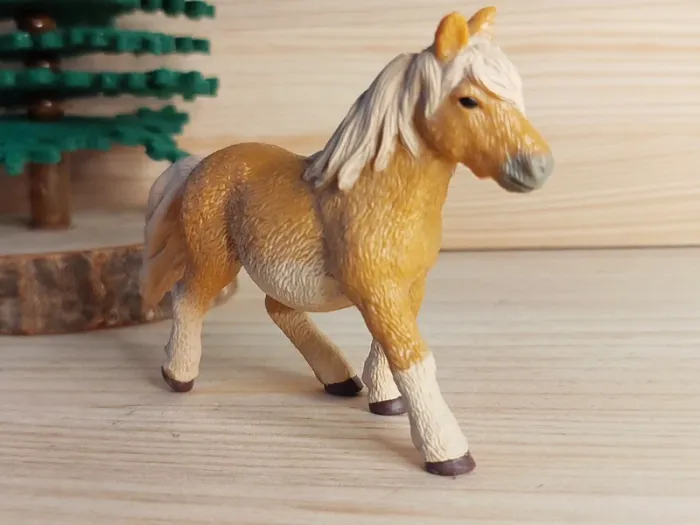 Schleich poney beige figurine animal équidé - photo numéro 2
