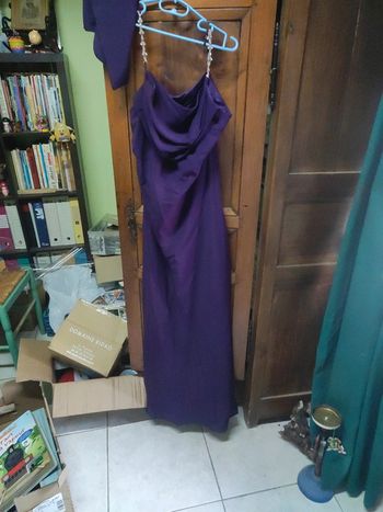 Robe de soirée violette