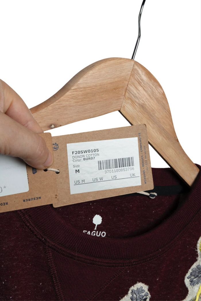 Sweat Faguo Bordeaux – Neuf avec Étiquette – Taille M - photo numéro 8