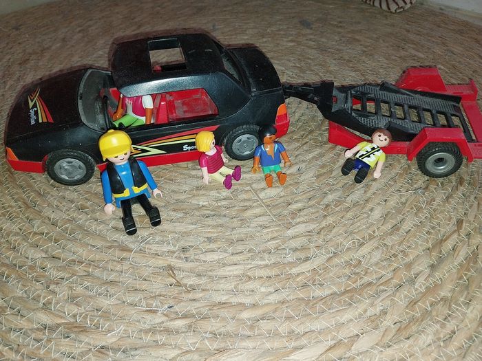 Voiture + remorque playmobil - photo numéro 2