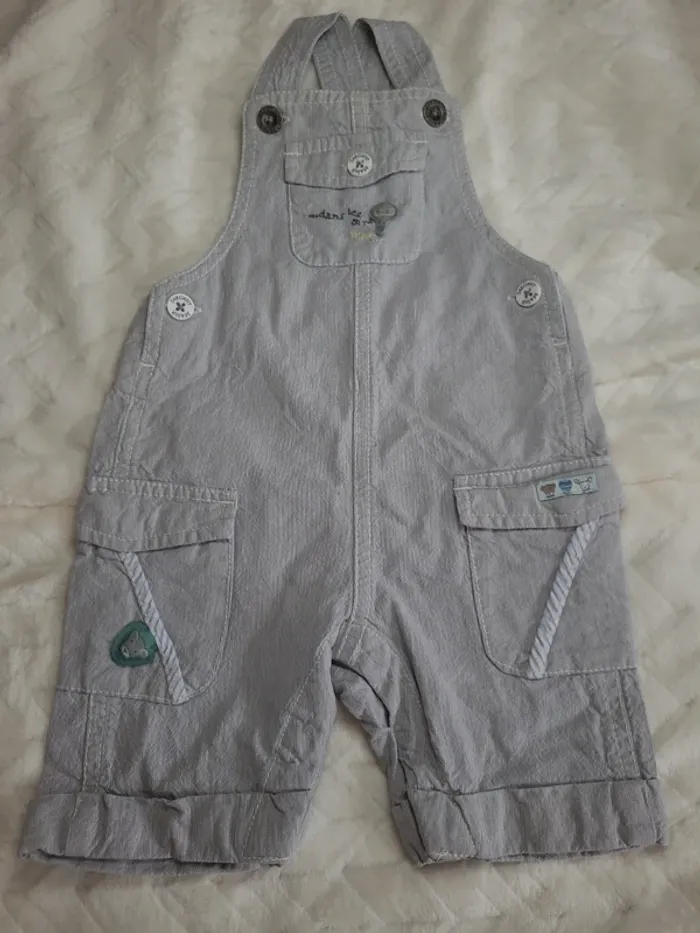 👶Salopette short Sergent Major taille 6mois👶