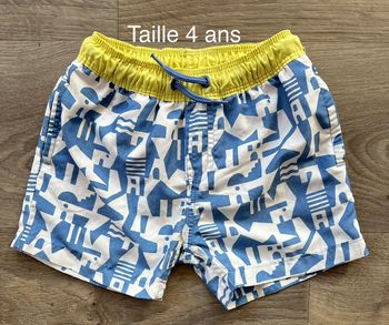 Maillot short de bain taille 4 ans Orchestra