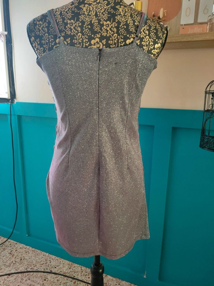 Robe paillettes olographique - photo numéro 3