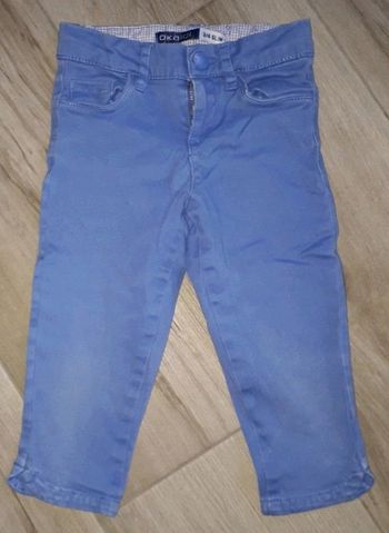 Pantalon 3/4 slim okaidi