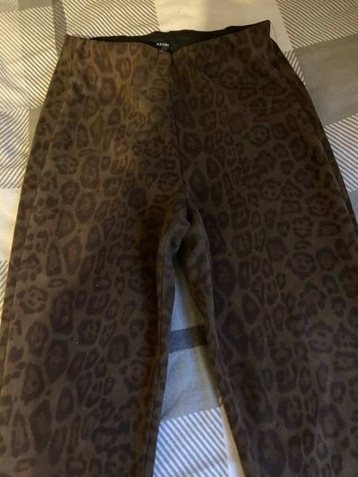 Pantalon imprimé léopard