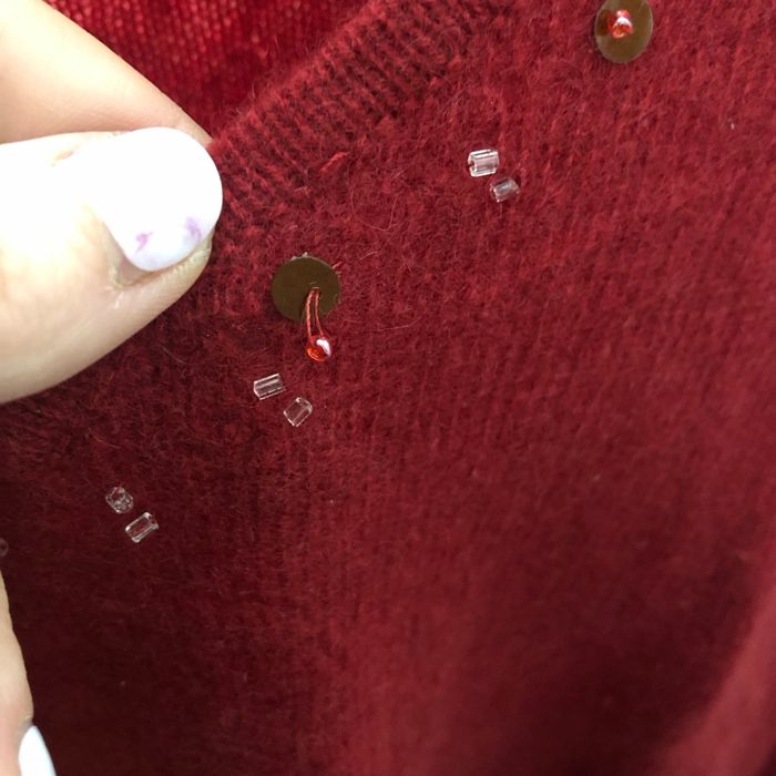 Petit pull rouge - photo numéro 5