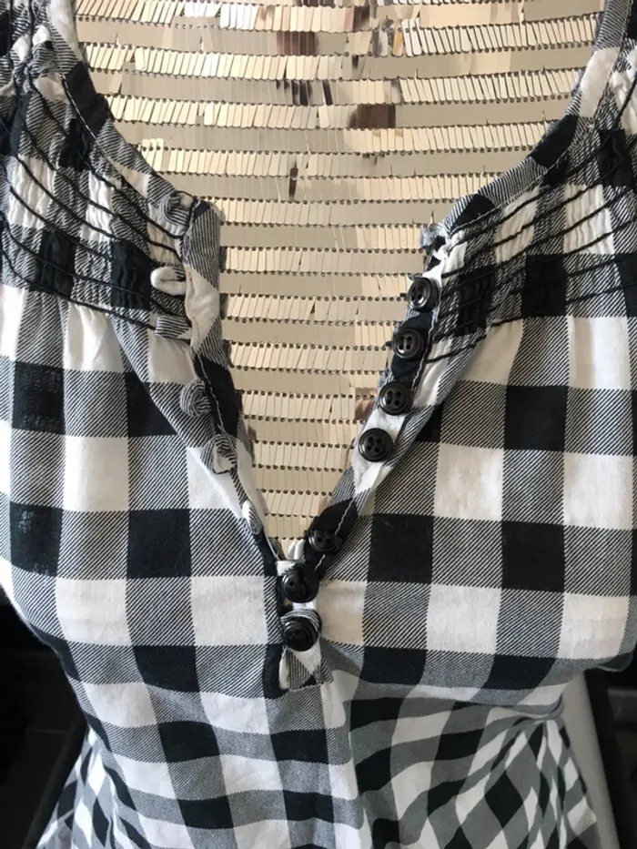 Tunique chemise à carreau - photo numéro 2