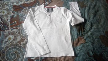 T-shirts blanc manches longues  Scott & Fox