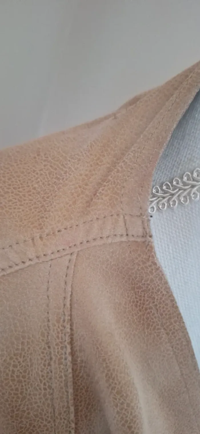 Veste effet daim t38 #F38M-132 - photo numéro 5