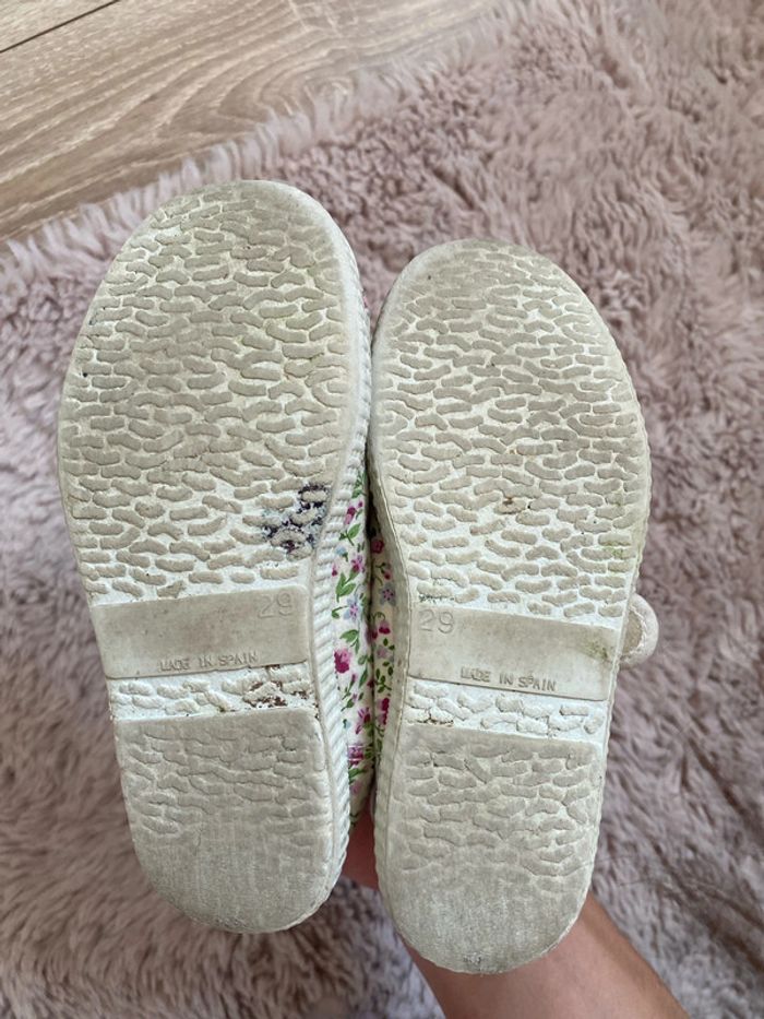 Sandale ballerine en tissus taille 29 - photo numéro 6