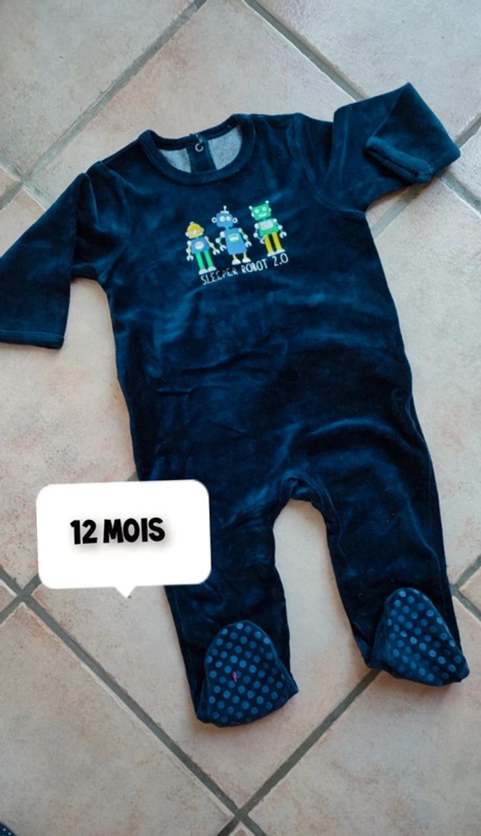 Pyjama vertbaudet Robot Marine