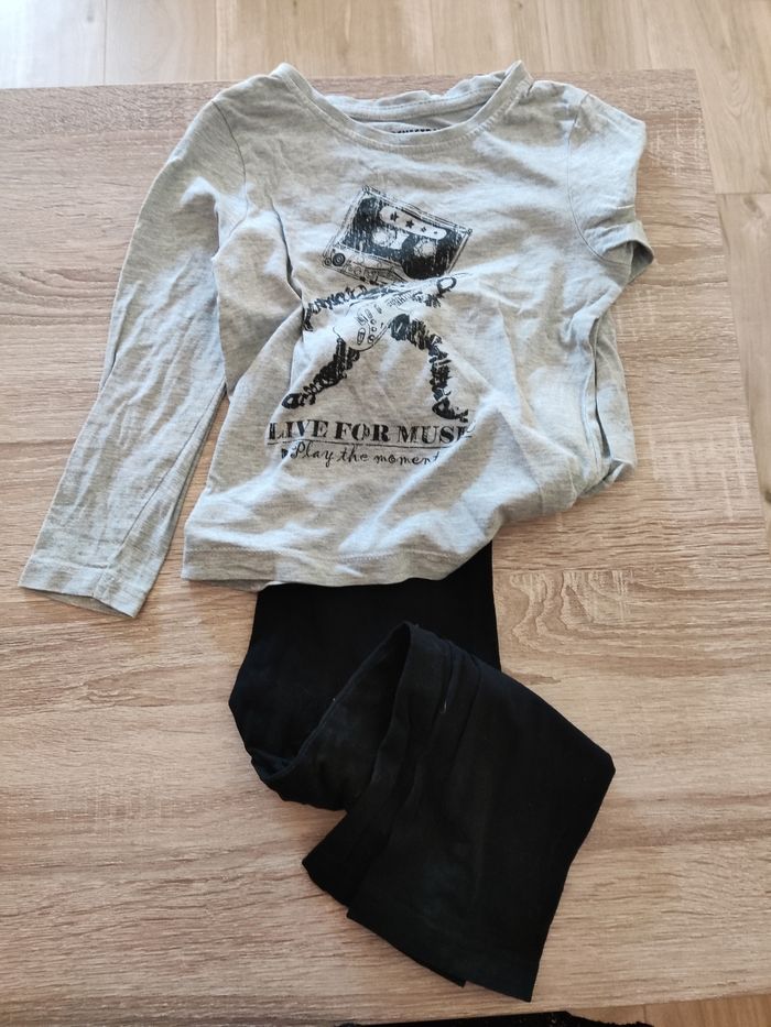 Pyjama fin manches longues