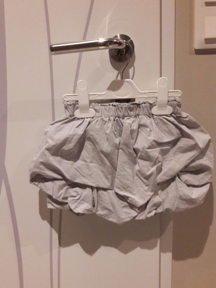 Jupe gris clair fille 2/3 ans