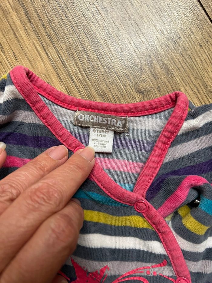 Lot de 2 pyjamas bébé fille 6 mois - photo numéro 4