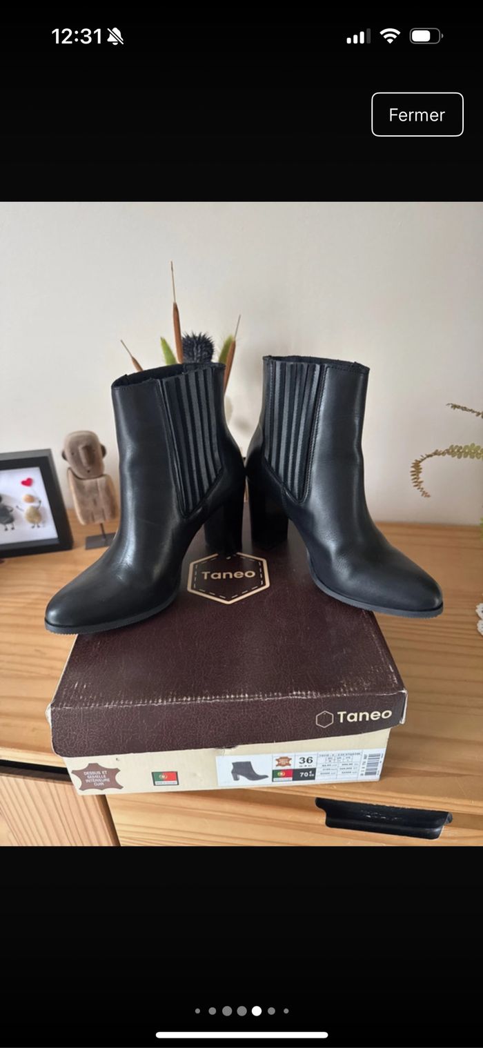 Bottines noires taille 36 - photo numéro 5
