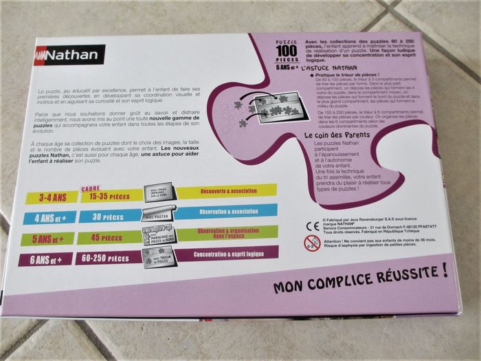 Puzzle duo de chatons 100 pièces - Nathan - photo numéro 3