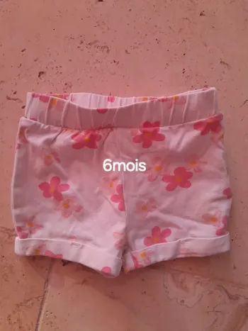Short fille 6 mois