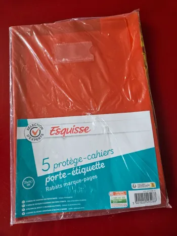 Lot 5 protèges cahier