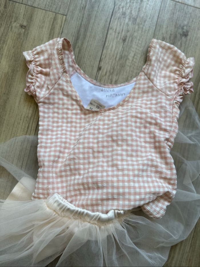 Ensemble maillot de bain body jupe tulle Zara 3/4 ans - photo numéro 3