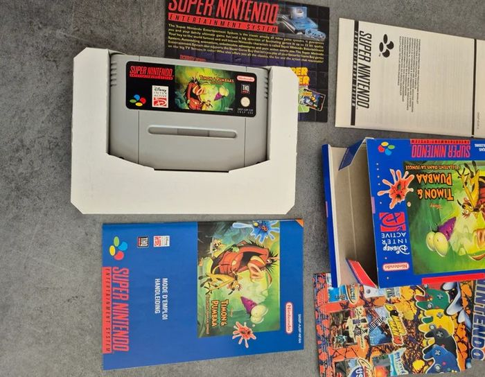 Jeu Super Nintendo Timon & Pumbaa s'éclatent dans la jungle - Pal Fra Fah très Bon état - Complet - photo numéro 7