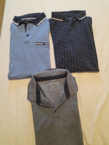 Lot 3 polos manches courtes taille XS Primark