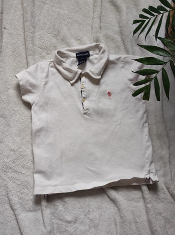 Polo blanc 5ans