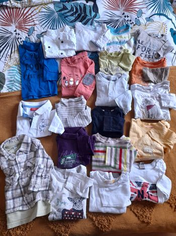 Lot tee-shirts chemises 6 mois